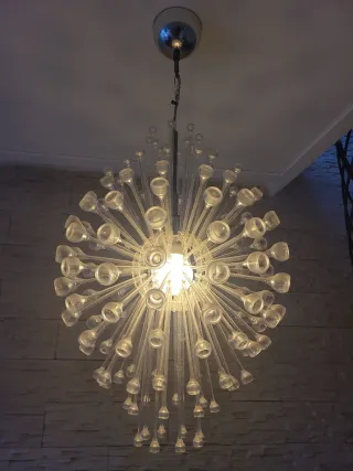 Lámpara Araña plástico y metal