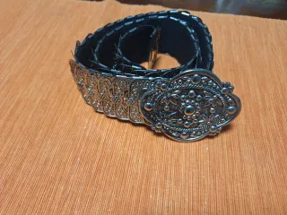 Cintura elastica metallo decorata