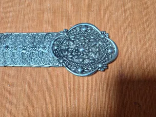 Cintura elastica metallo decorata