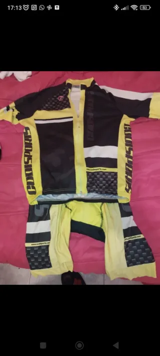 Maillot y culote ciclismo talla L