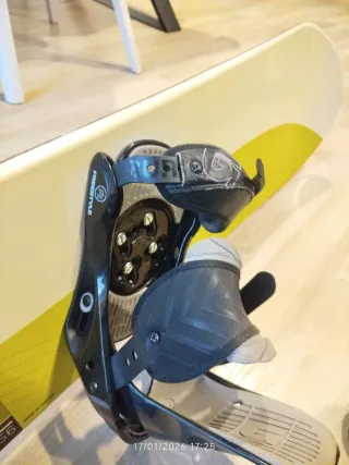 Tabla Snow  156 cm + Fijaciones + Botas Burton 42