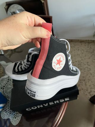 Converse plataforma negras