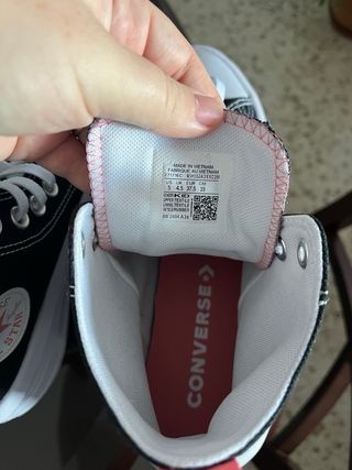 Converse plataforma negras