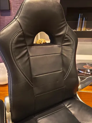 Silla de escritorio negra