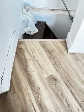 Suelo vinílico imitación madera