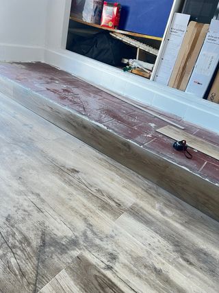 Suelo vinílico imitación madera