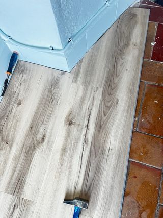 Suelo vinílico imitación madera