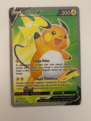 Pack Cartas Pokémon Pikachu, Raichu y Mimikyu