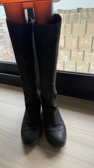 Botas de cuero holgadas caña 36cm
