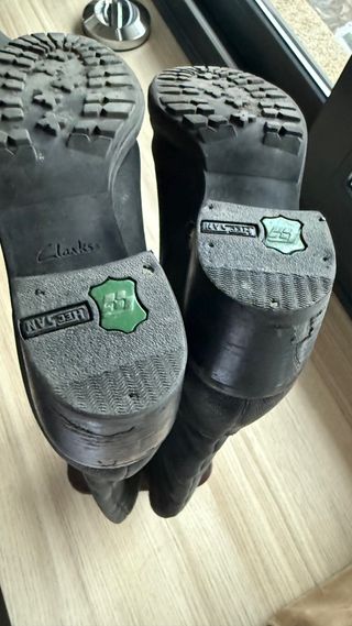 Botas de cuero holgadas caña 36cm