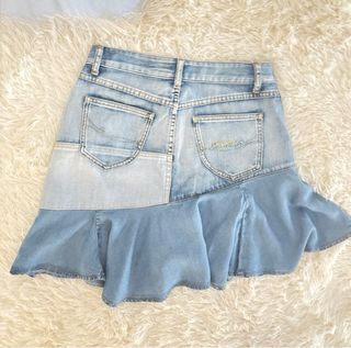 Falda Desigual vaquera patchwork