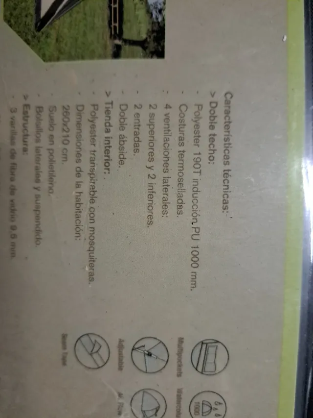 Tienda de campaña Kanga 4 personas