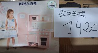 Cocinita de juguete rosa KidKraft
