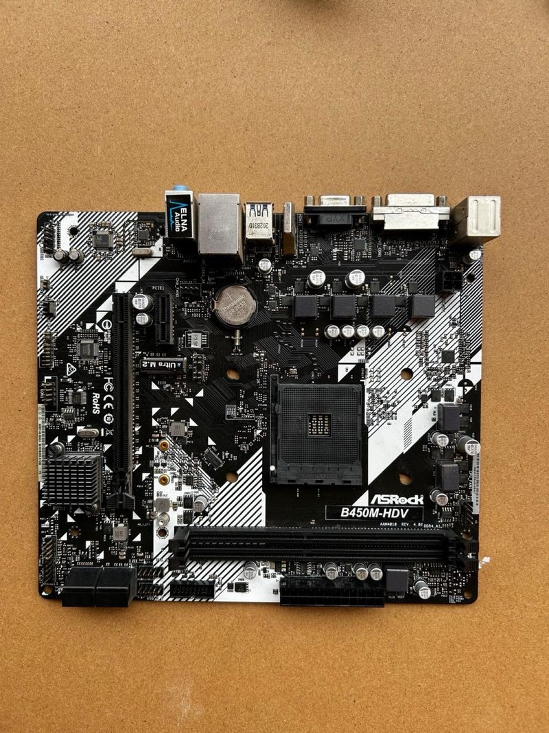 Placa Base ASRock B450M-HDV AM4 Ryzen DDR4 mATX