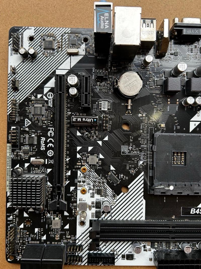 Placa Base ASRock B450M-HDV AM4 Ryzen DDR4 mATX afbeelding 3