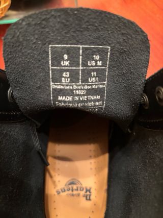 Botas Dr. Martens Negras Talla 43 Nuevas