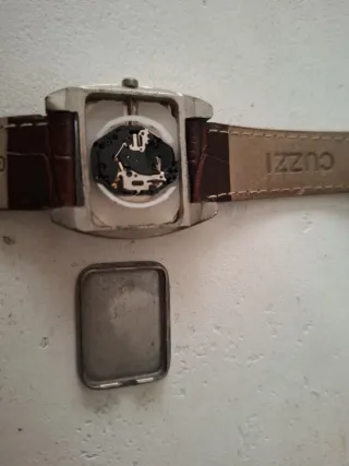 Reloj Cuzzi Correa Marrón y Plata