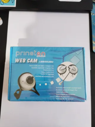 Webcam Prinston con cuffie