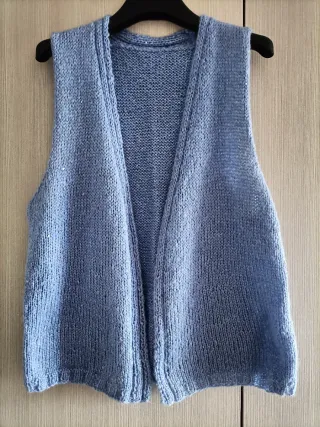 Gilet aperto donna in morbidissimo mohair