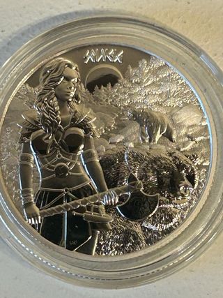 4 monedas Plata Germania Mint valkyrias