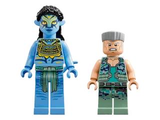 Lego Avatar 75571 Neytiri e Thanator vs. Quaritch
