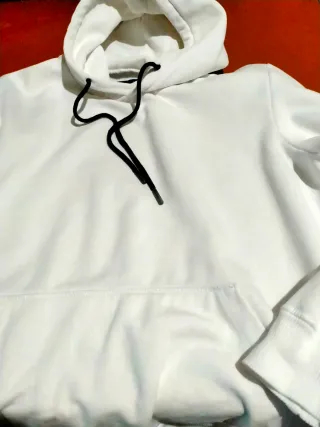 Sudadera Bershka Blanca