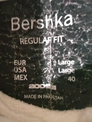 Sudadera Bershka Blanca