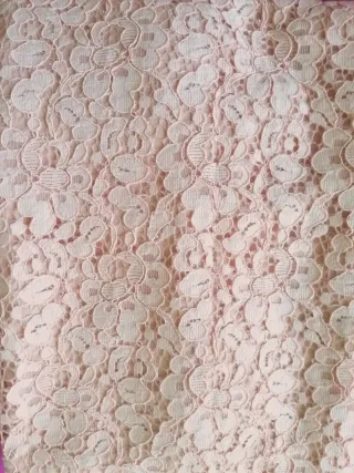 Vestido Zara rosa encaje S