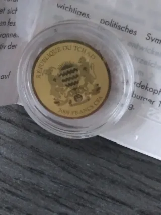 Moneda oro 24k. Quadriga