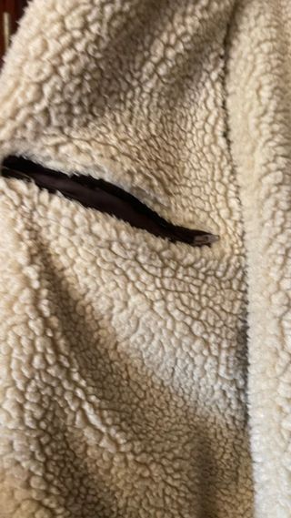 Cazadora de piel marrón