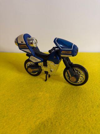 Moto Power Rangers Bandai 1995 Azul Tiburón