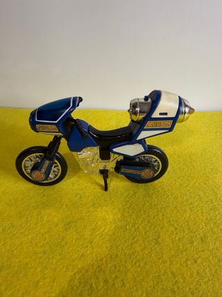 Moto Power Rangers Bandai 1995 Azul Tiburón