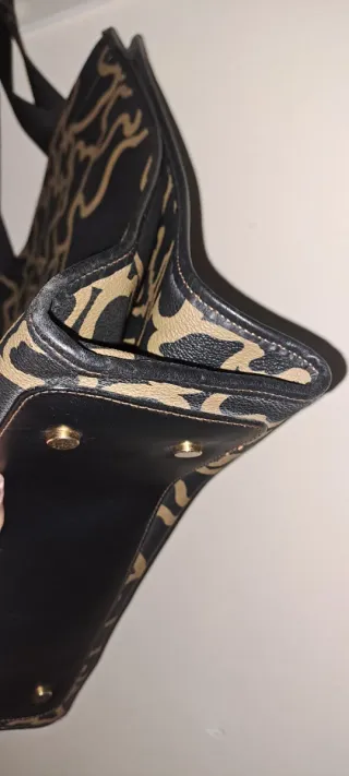 Bolso Tous Kaos Negro y Beige