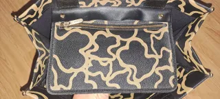 Bolso Tous Kaos Negro y Beige