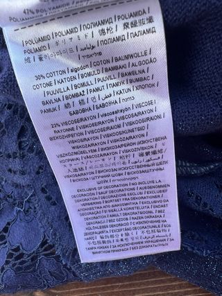 Vestito Guess bambina blu glitter 10 anni