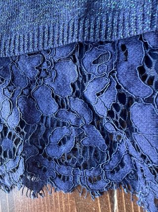 Vestito Guess bambina blu glitter 10 anni