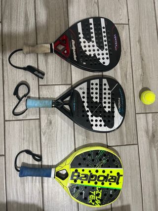 3 Racchette da Padel Bullpadel e Babolat