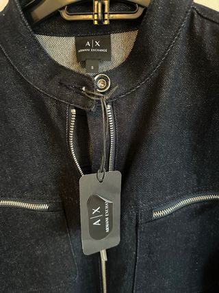 Tuta Armani Exchange Denim Nera Taglia S