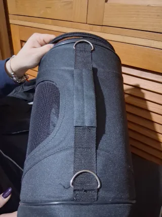 Trasportino per cani nero