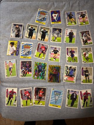 Lote cromos fichas liga 2005