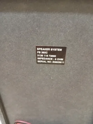 Altavoces Philips Negros