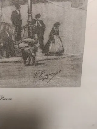 Cuadros de ciudad enmarcados