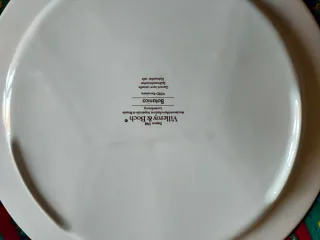 Set 4 piatti da antipasto porcellana decorato