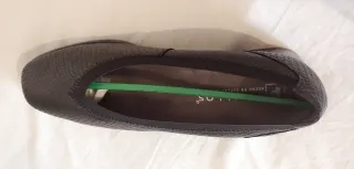 Zapatos Pitillos Negros T.39 Tacón Ancho