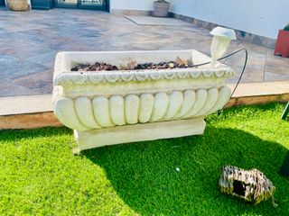 2 Jardineras de Hormigón Beige