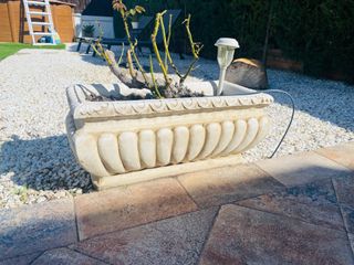 2 Jardineras de Hormigón Beige