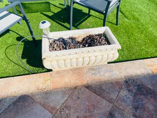 2 Jardineras de Hormigón Beige