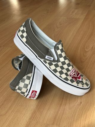 Zapatillas Vans 40,5 Slip-On Checkerboard Satin