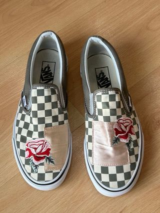 Zapatillas Vans 40,5 Slip-On Checkerboard Satin