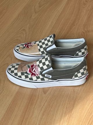 Zapatillas Vans 40,5 Slip-On Checkerboard Satin